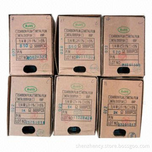 220Ω 1/4W 1% Dip Metal-film Resistor